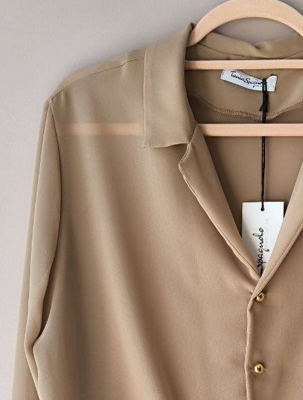 Camicia elegante con bottoni oro - PREORDINA