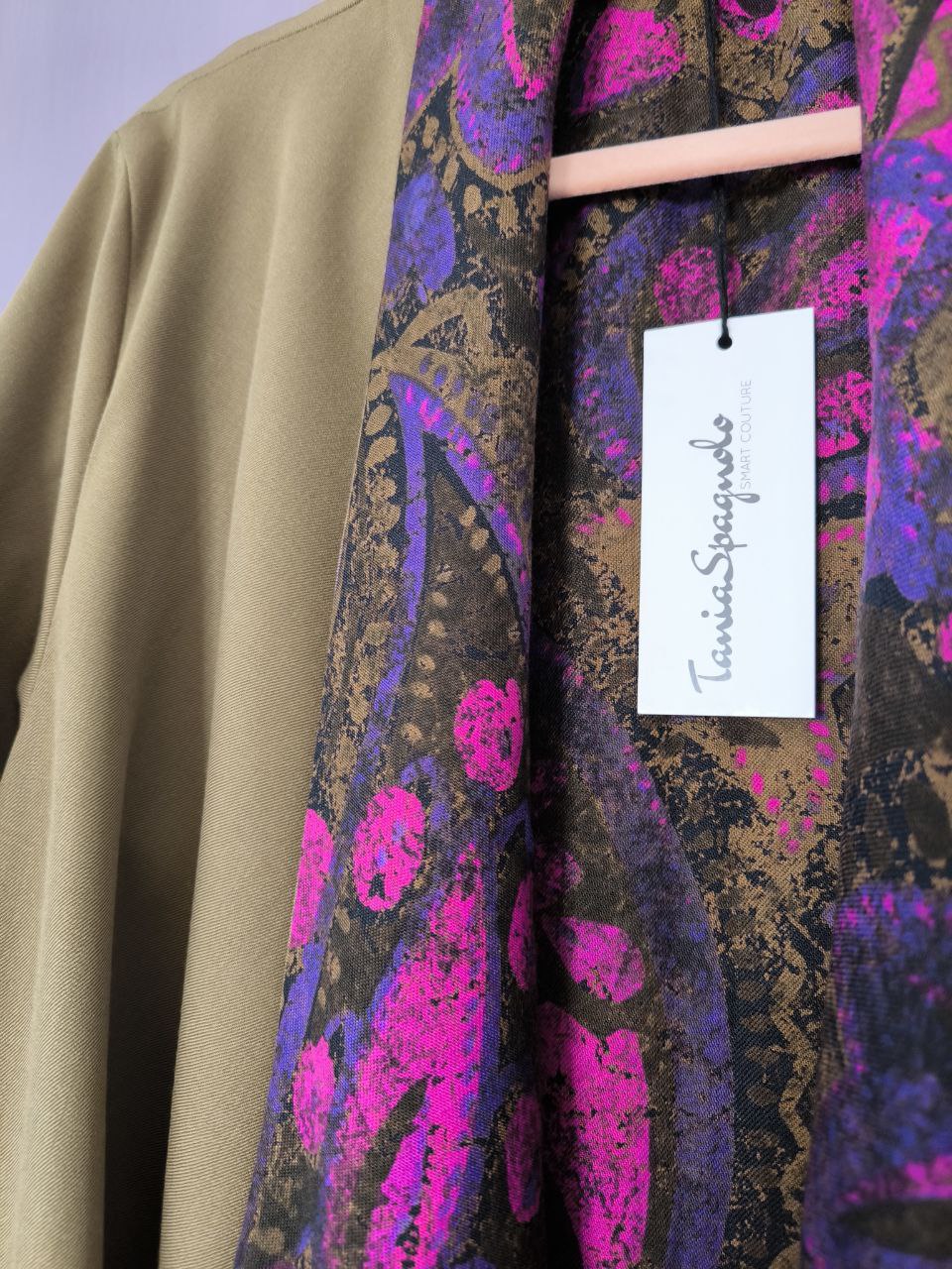 CAPPOTTO FLUIDO LEGGERO REVERSIBILE FANGO-VIOLA