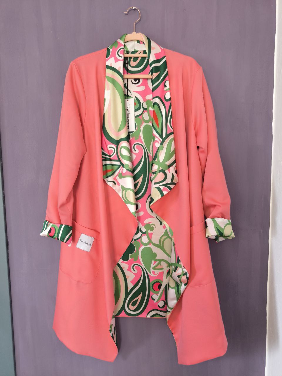 CAPPOTTO FLUIDO LEGGERO REVERSIBILE BARBIE PINK