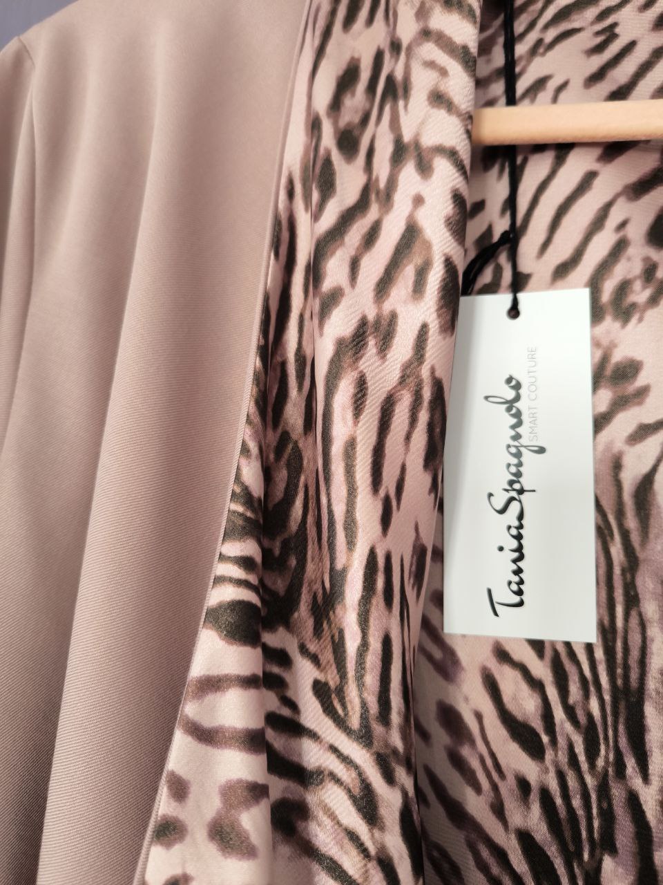 CAPPOTTO FLUIDO LEGGERO REVERSIBILE ROSA CIPRIA-PINK ANIMALIER