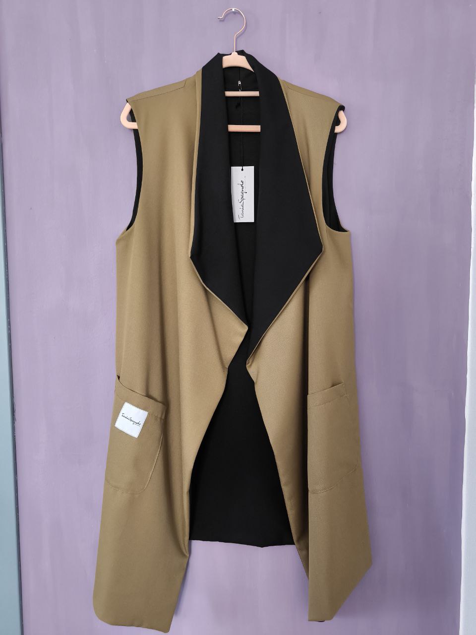 SMANICATO FLUIDO CALDO REVERSIBILE FANGO - NERO