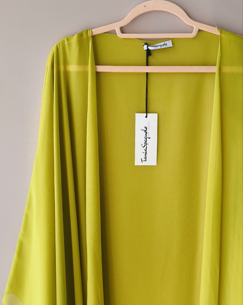 KIMONO KYOTO - Georgette Verde Acido