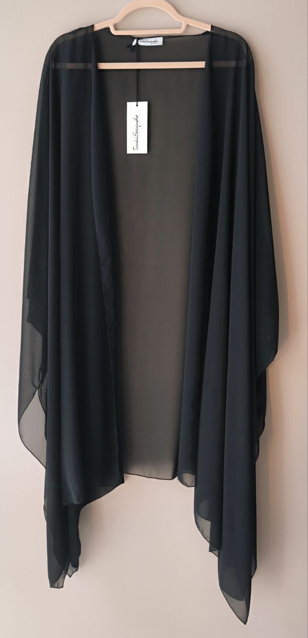 KIMONO KYOTO - Georgette Nero