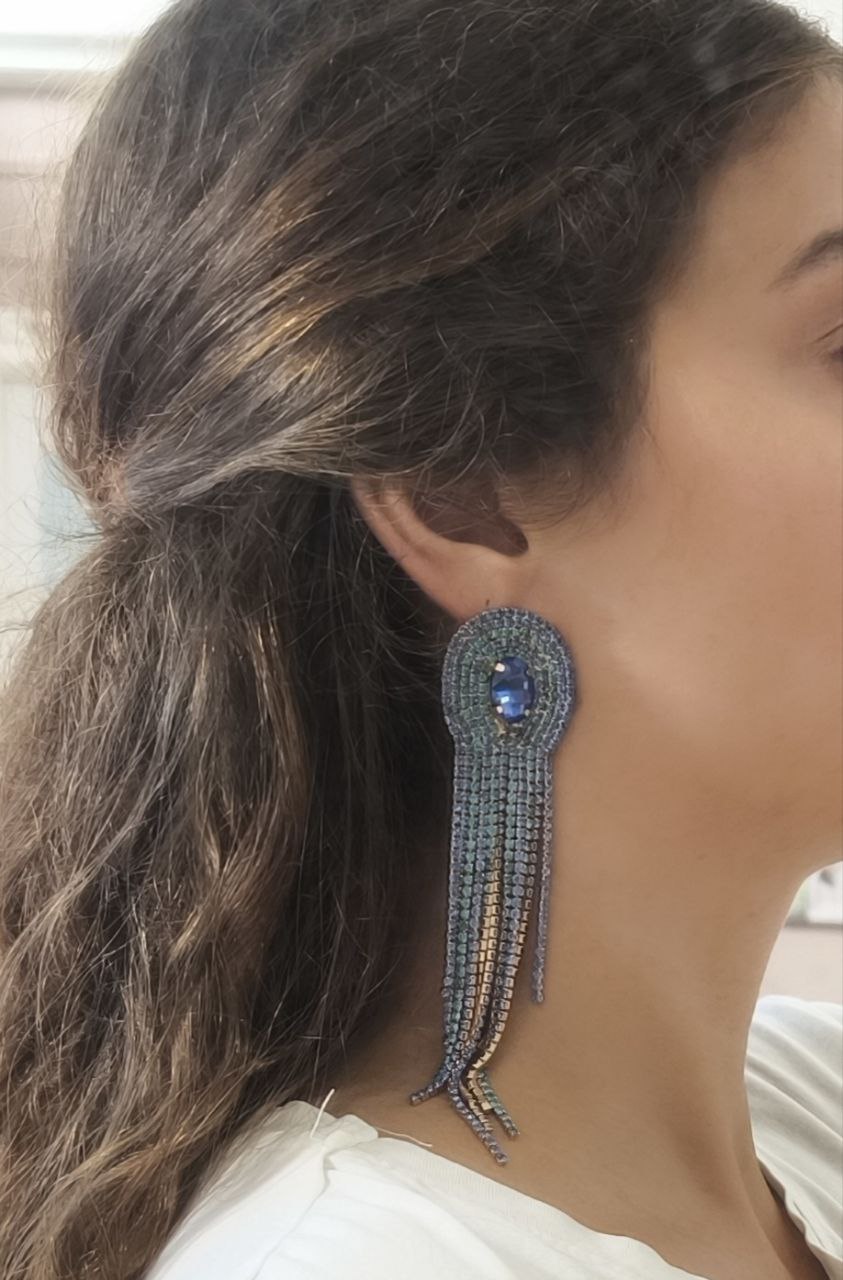 ORECCHINI BLU