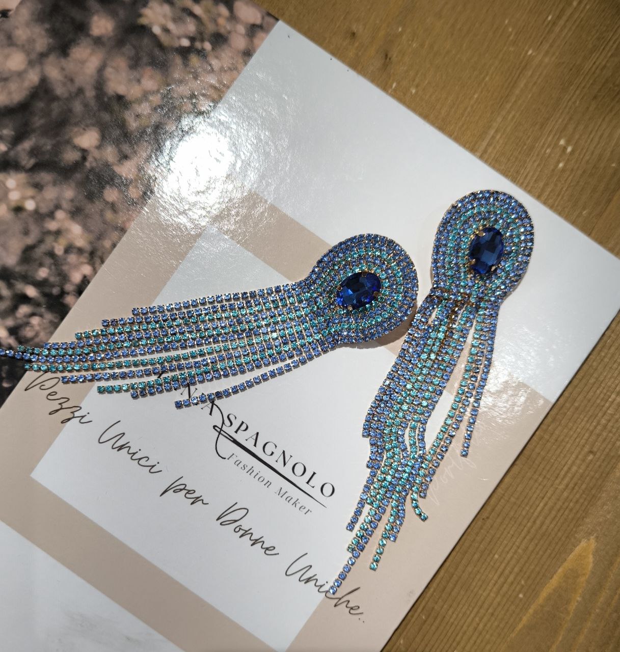 ORECCHINI BLU