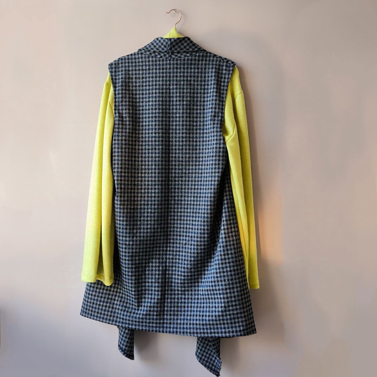GILET LUNGO IN LANA