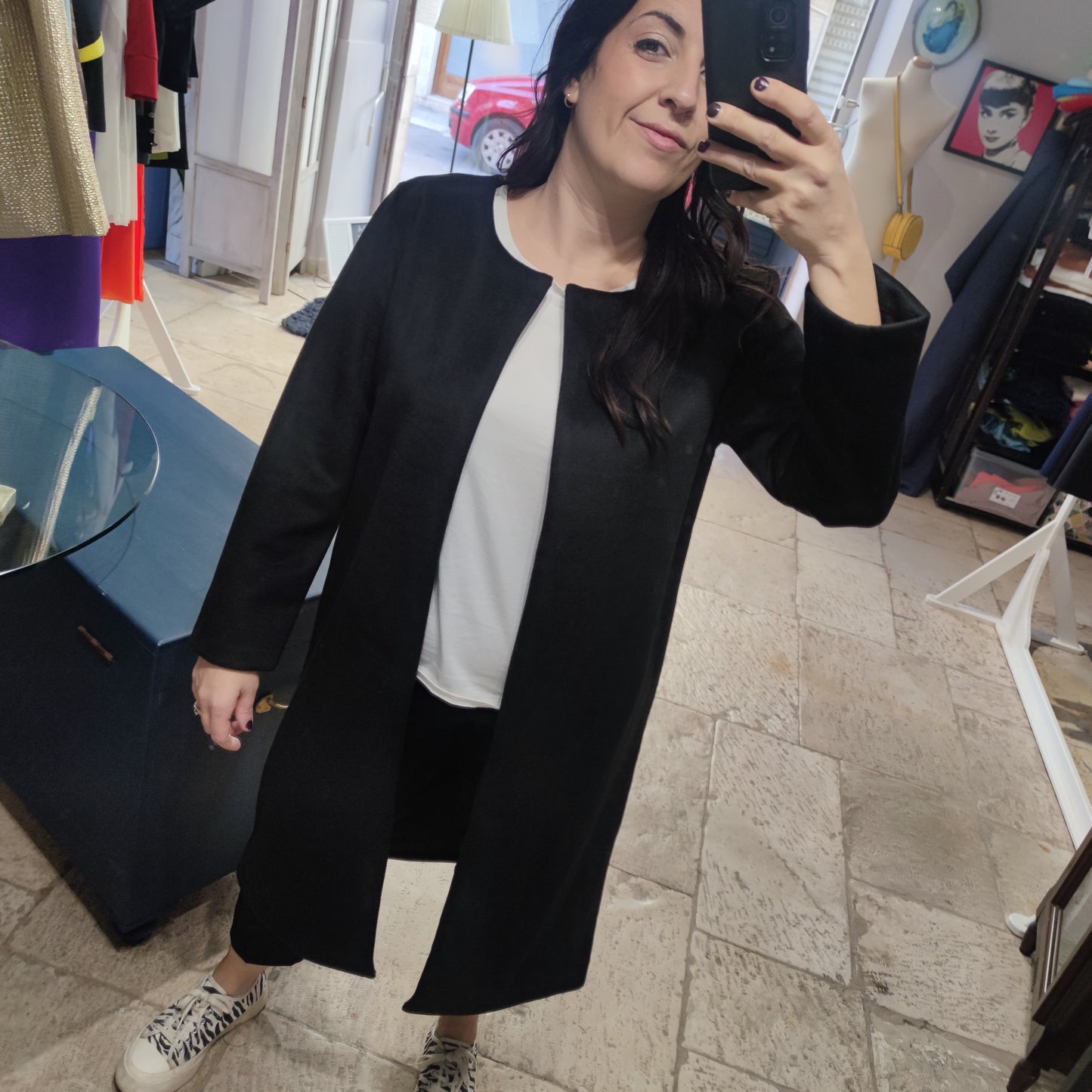 CAPPOTTO NERO GIROCOLLO