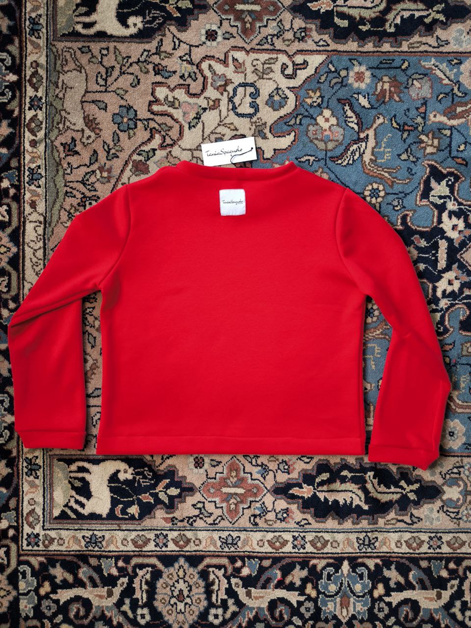 FELPA GIROCOLLO DONNA rossa