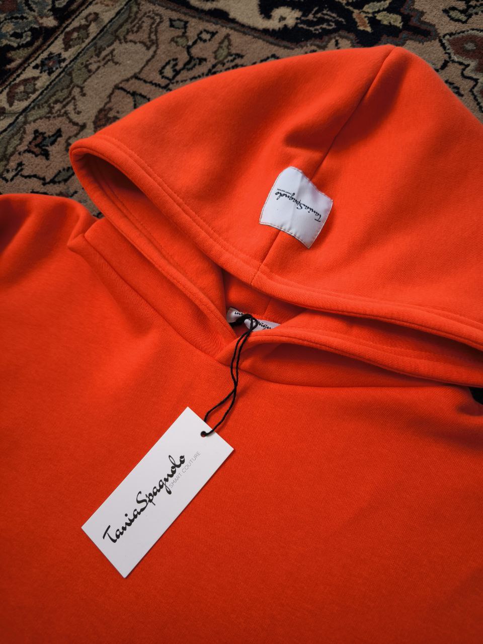 FELPA HOODIE DONNA orange