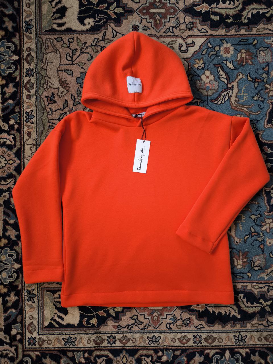 FELPA HOODIE DONNA orange
