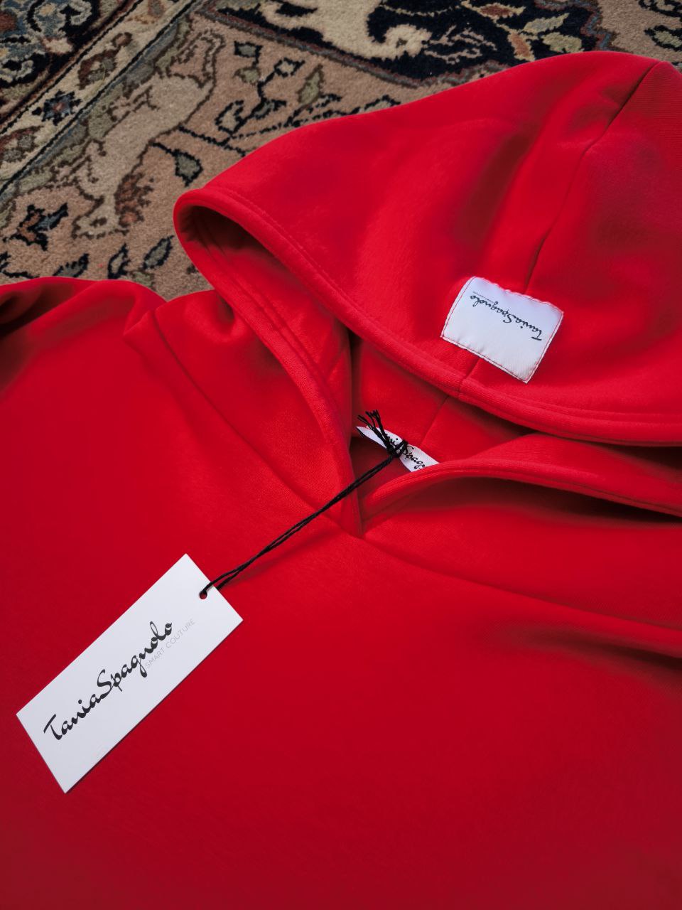 FELPA HOODIE DONNA rossa