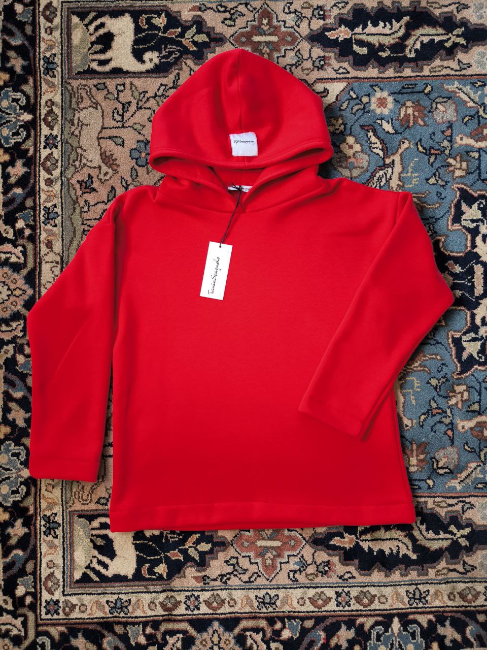 FELPA HOODIE DONNA rossa