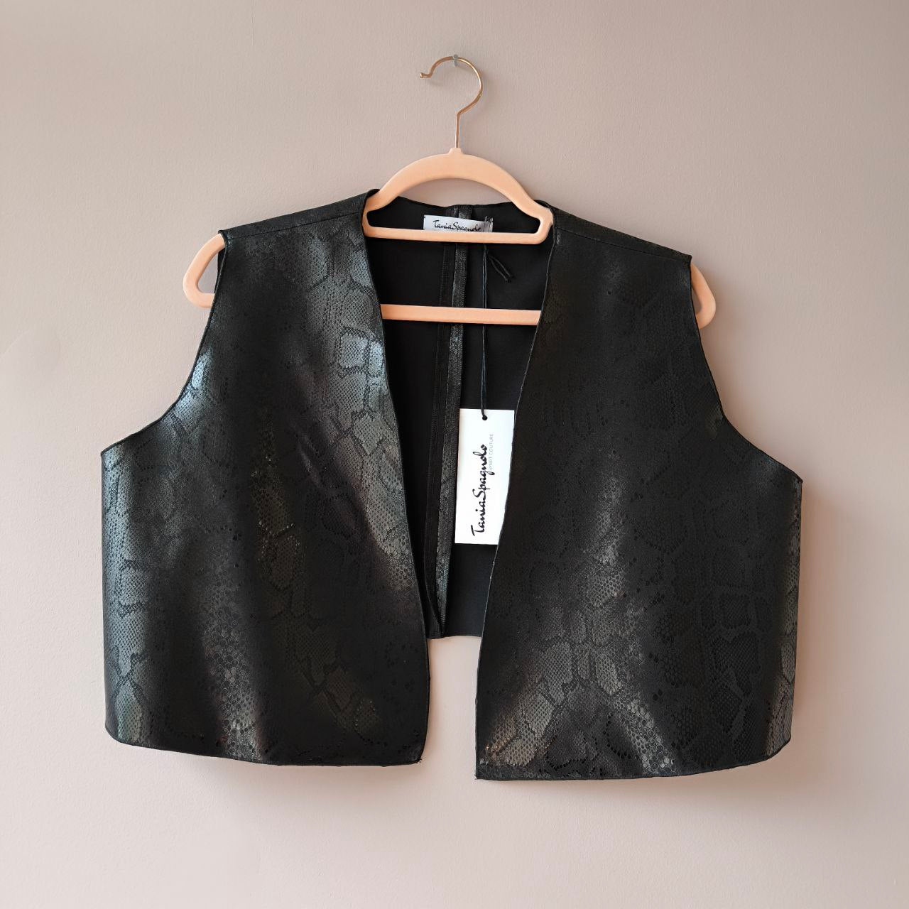 GILET BIKERS PITONATO NERO
