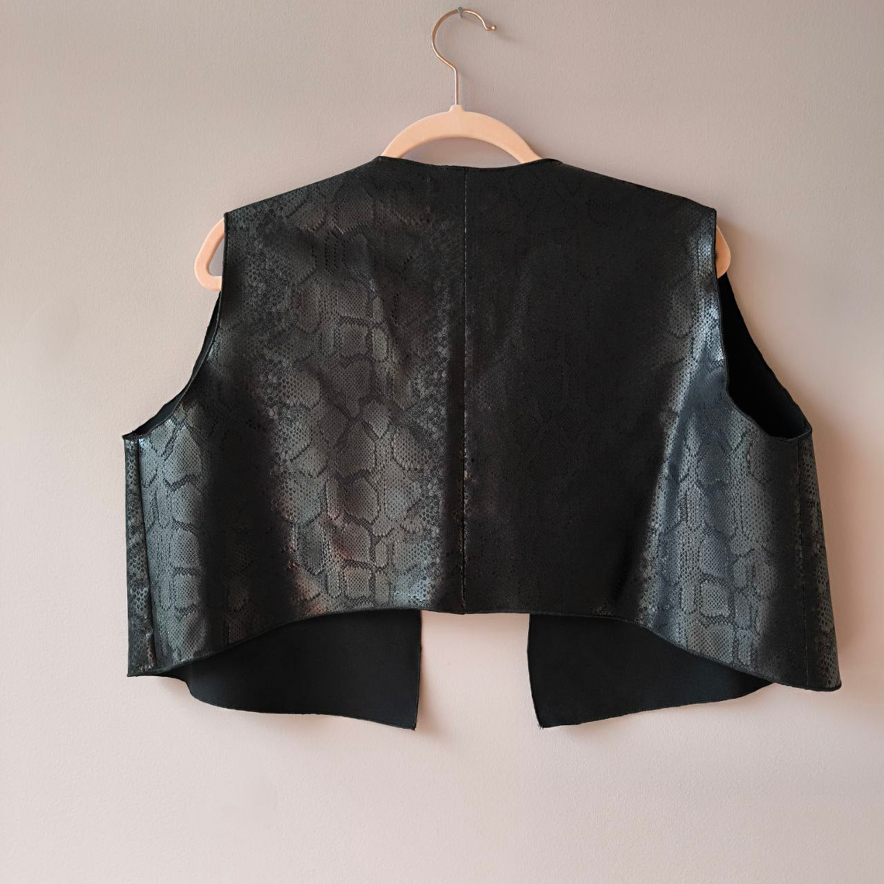 GILET BIKERS PITONATO NERO