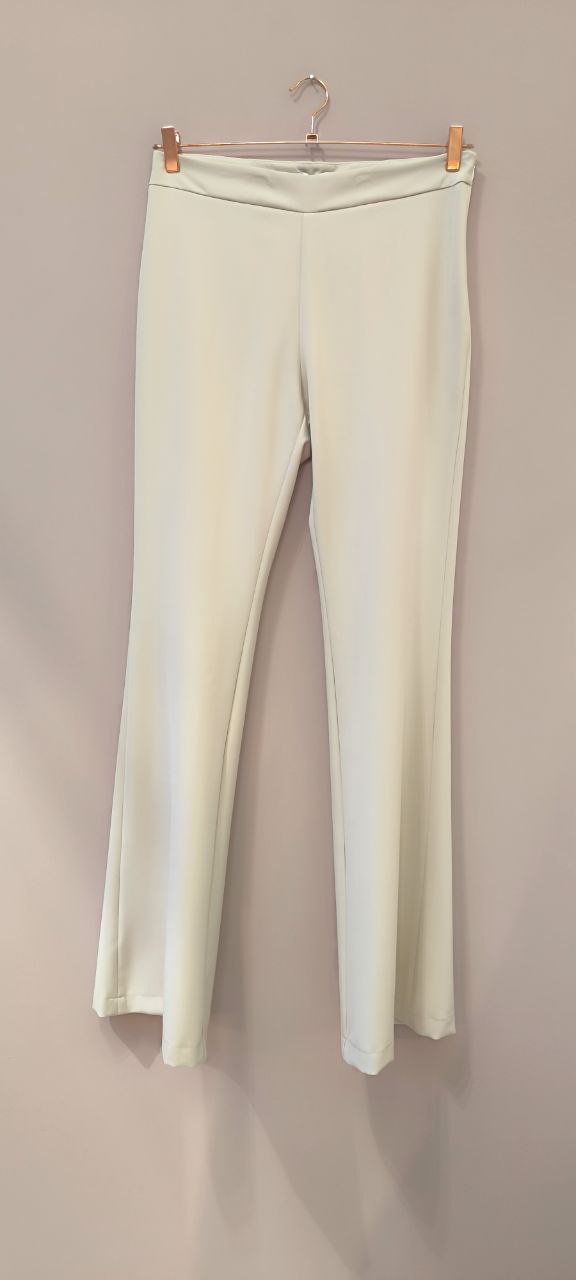 PANTALONE ZAMPA in Tessuto Compact