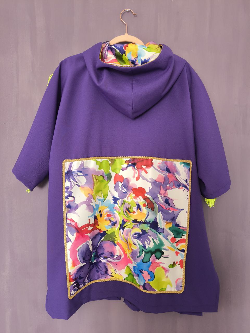 PARKA CAPPUCCIO DESIGN PAINT
