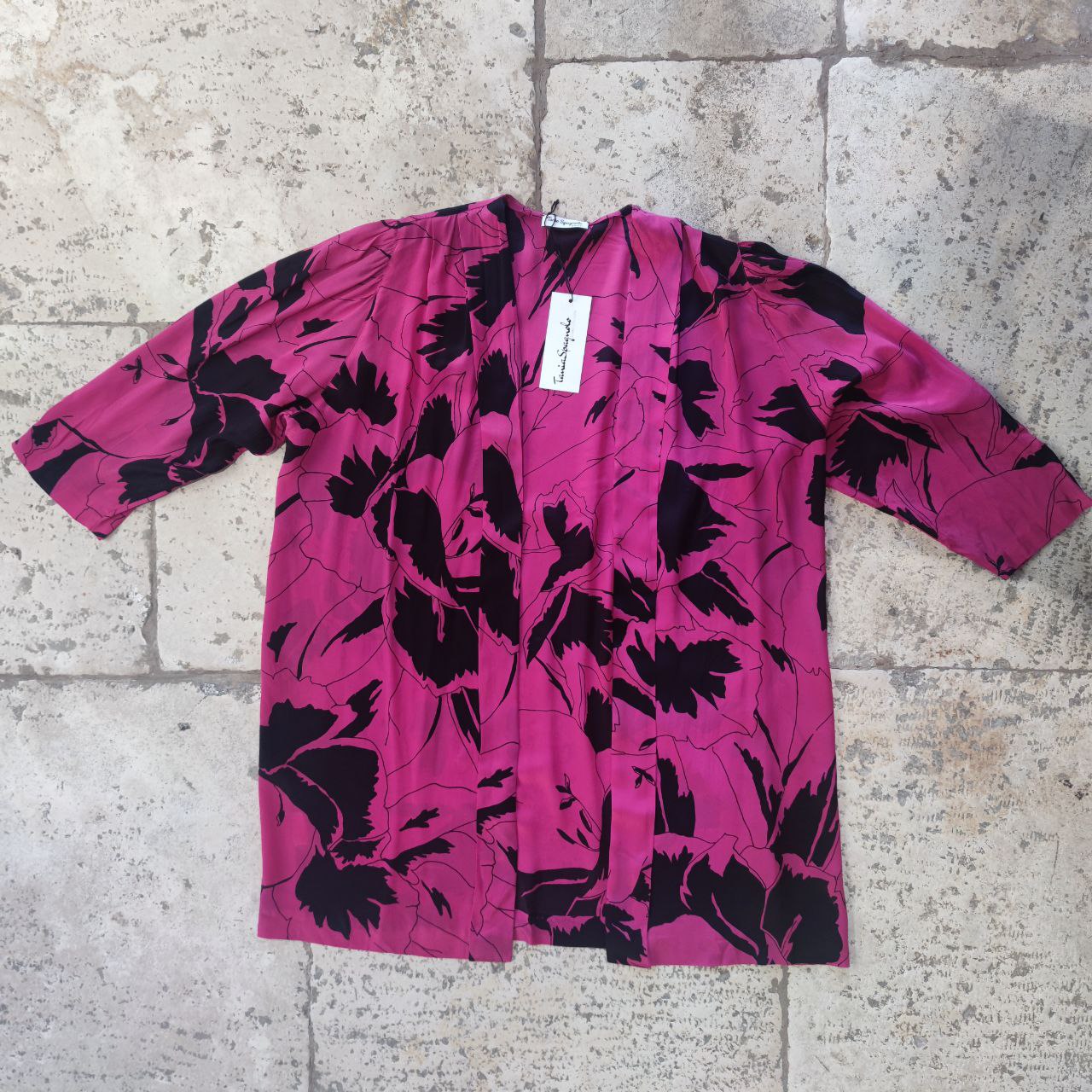 KIMONO - Seta Fucsia