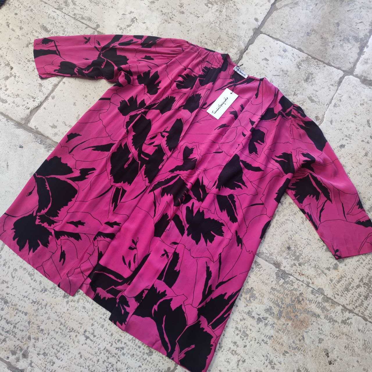 KIMONO - Seta Fucsia