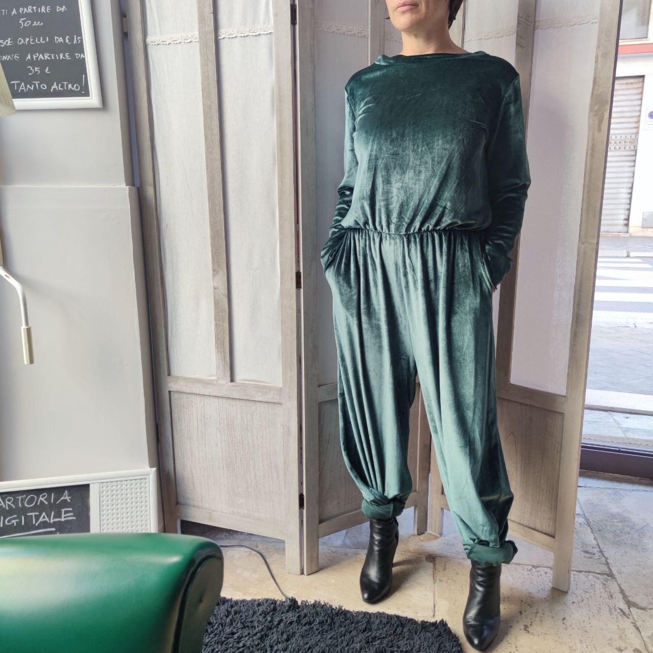 JUMPSUIT LUCRY VELVET
