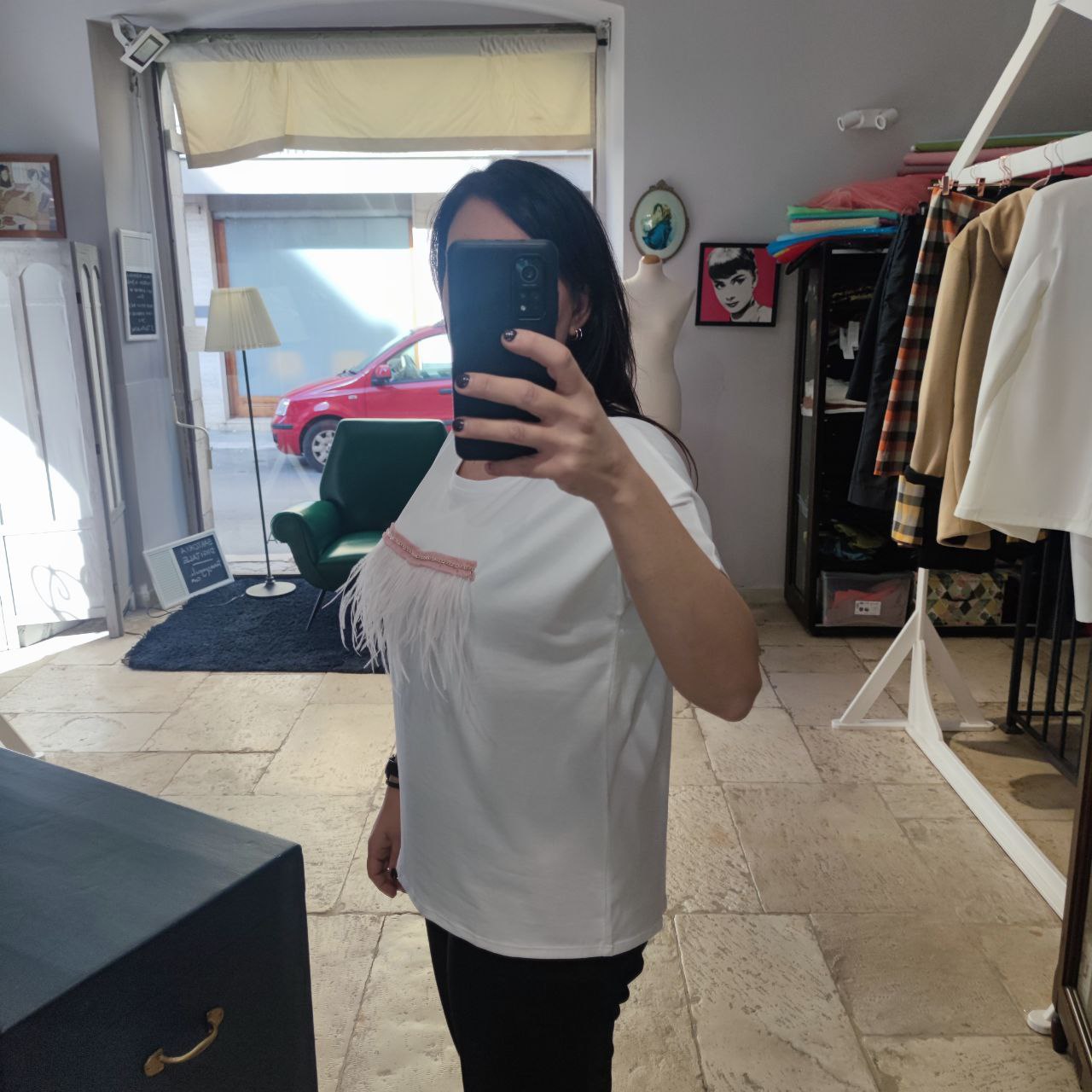 T-SHIRT PLUMETTE