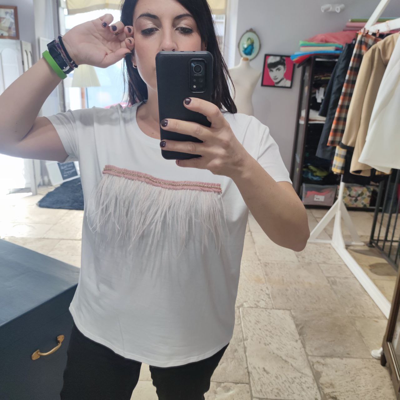 T-SHIRT PLUMETTE