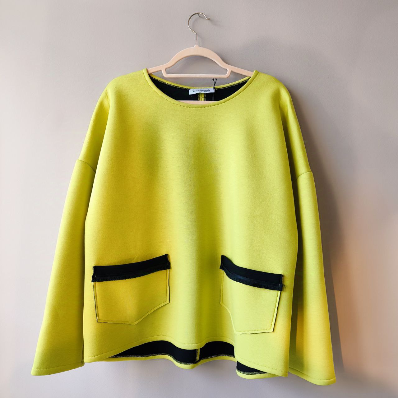 FELPA GIALLO LIME NEOPRENE