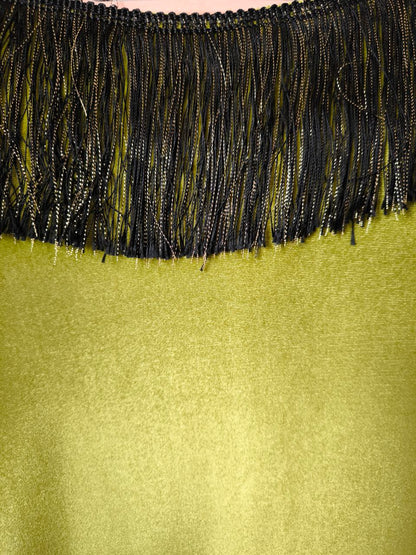 Kimono velvet con frange