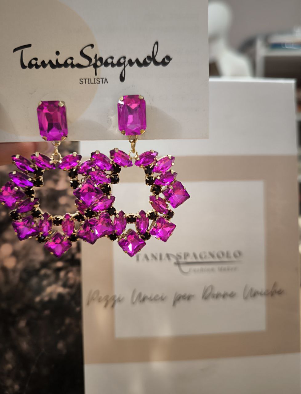 ORECCHINI FUCSIA