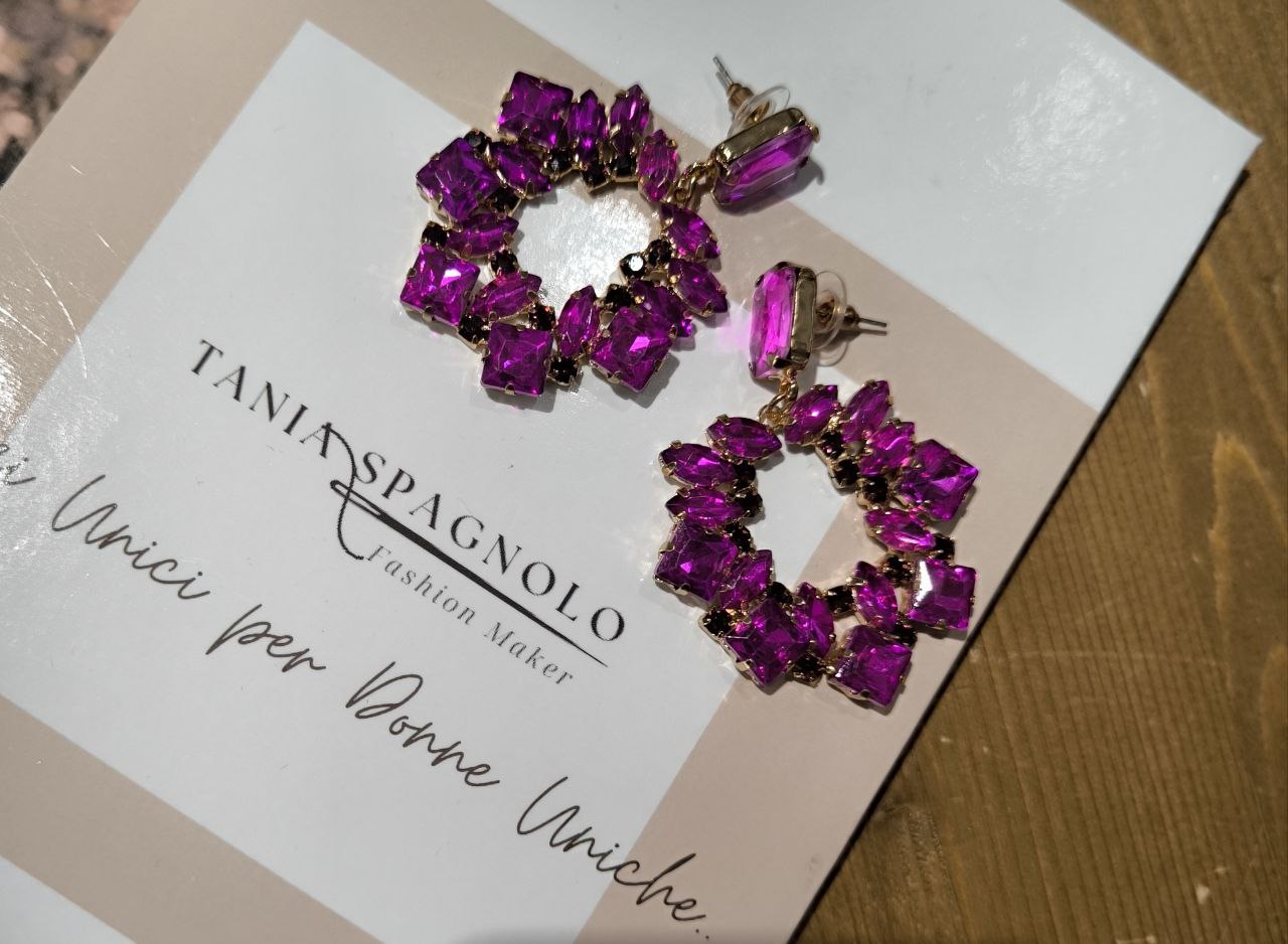 ORECCHINI FUCSIA