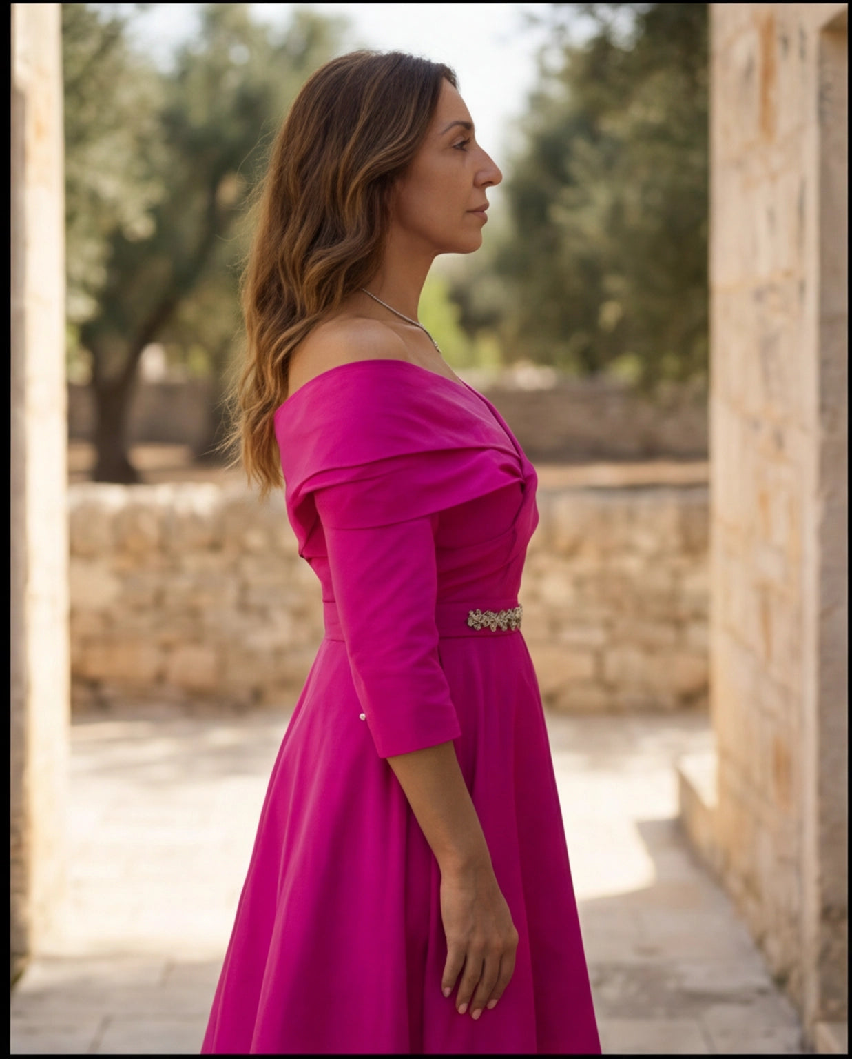 02. Abito Lungo elegante mamma sposo sposa matrimonio importante - PREORDINA