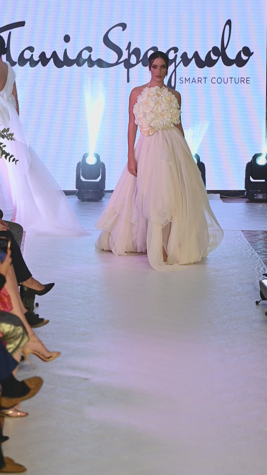 Vestito da sposa - Abito Scultura - pezzo unico - opera d'arte