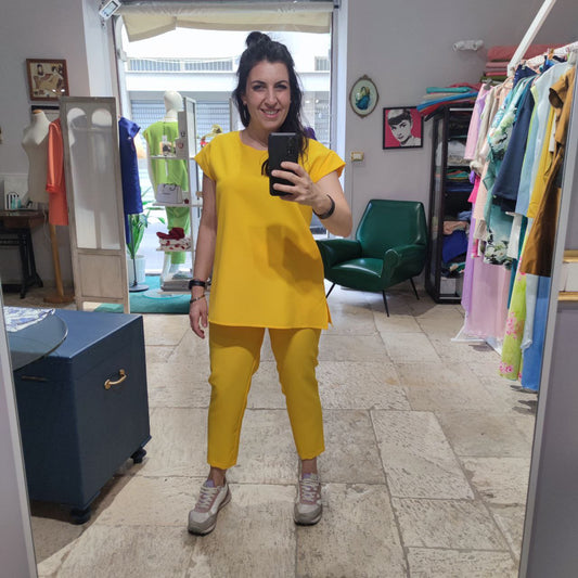 COMPLETO TIAKI  TE.CO. GIALLO