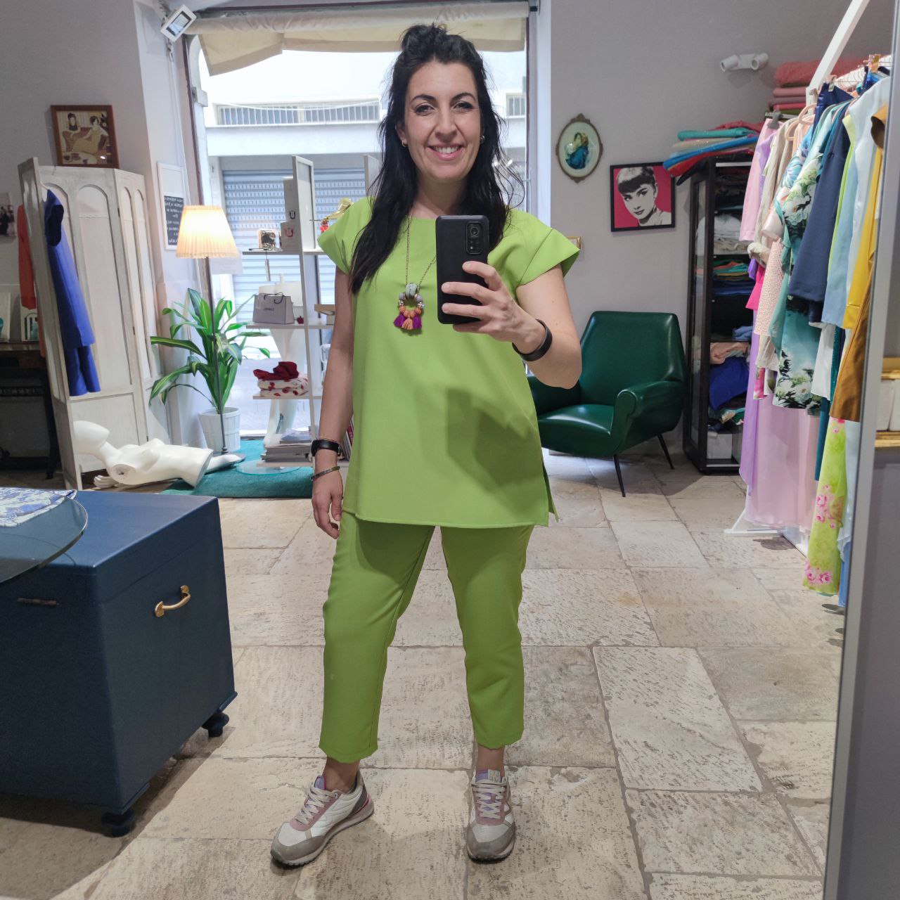 COMPLETO TIAKI TE.CO. VERDE LIME